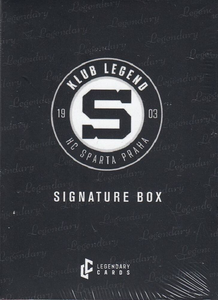 2022 Legendary Cards Klub Legend HC Sparta Praha Signature Box